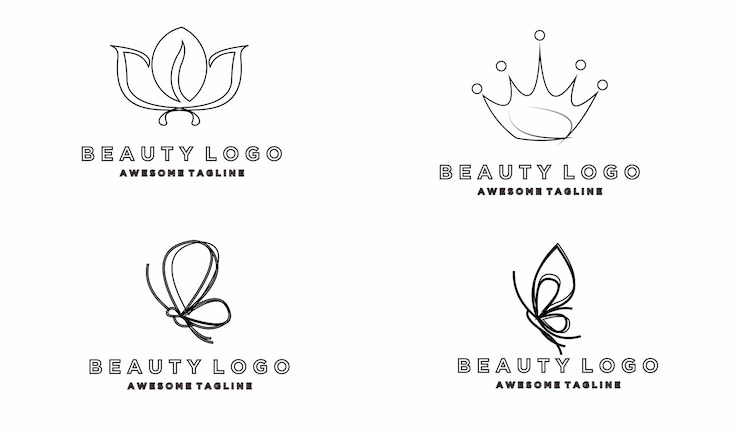 Vettore gratuito design sfumato colorato di lusso con logo foglia