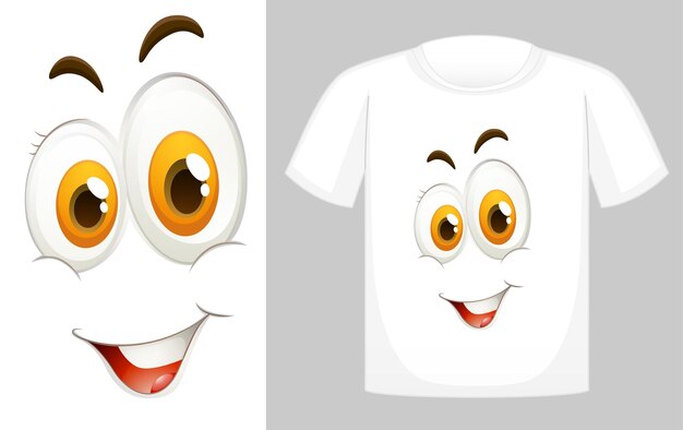 Design t-shirt con grafica davanti