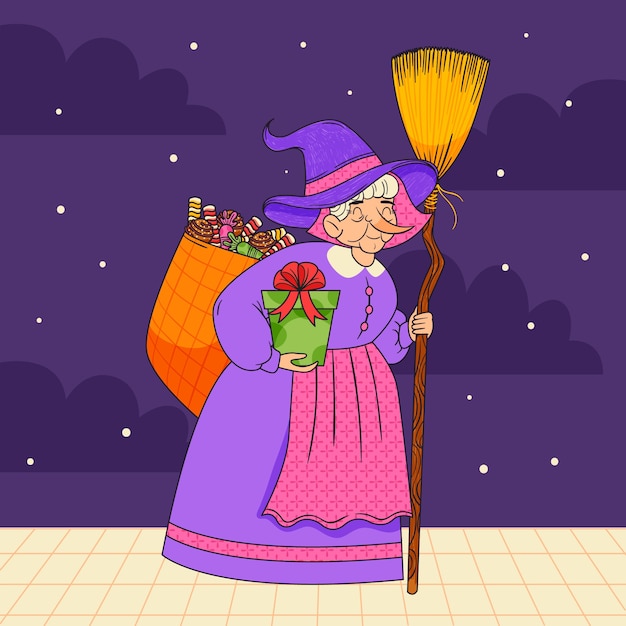 Disegnato a mano con un'illustrazione