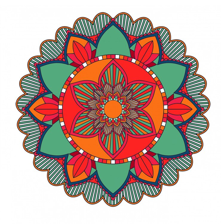 Vettore gratuito disegni di mandala