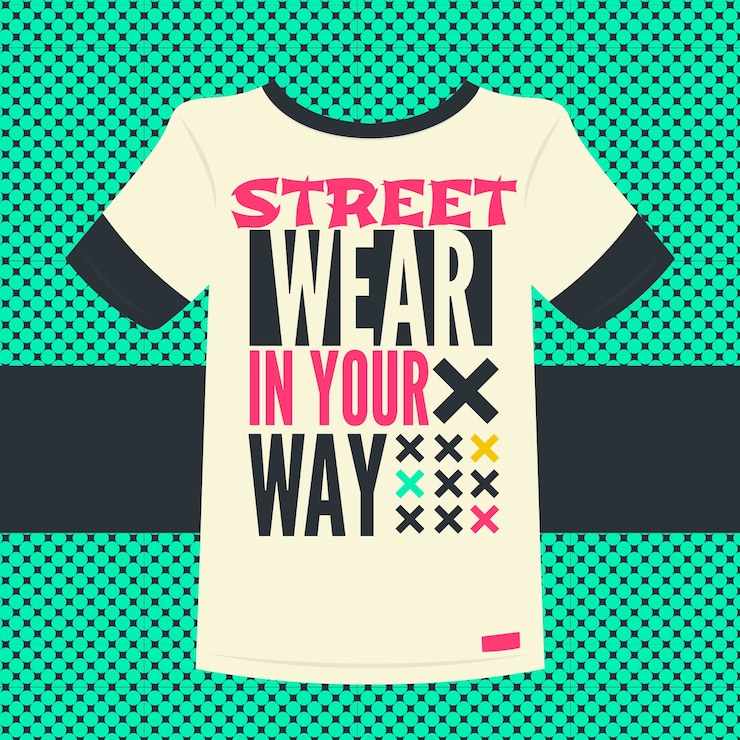 Vettore gratuito disegni disegnati a mano per l'illustrazione streetwear