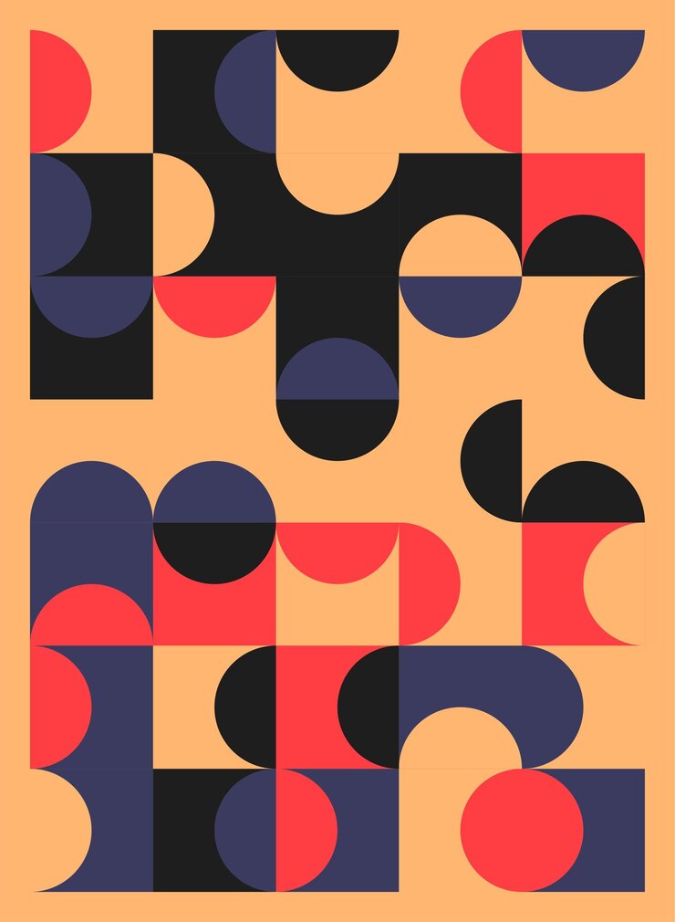 Vettore gratuito disegni geometrici astratti dell'aletta di filatoio della copertura del manifesto illustrazione di vettore