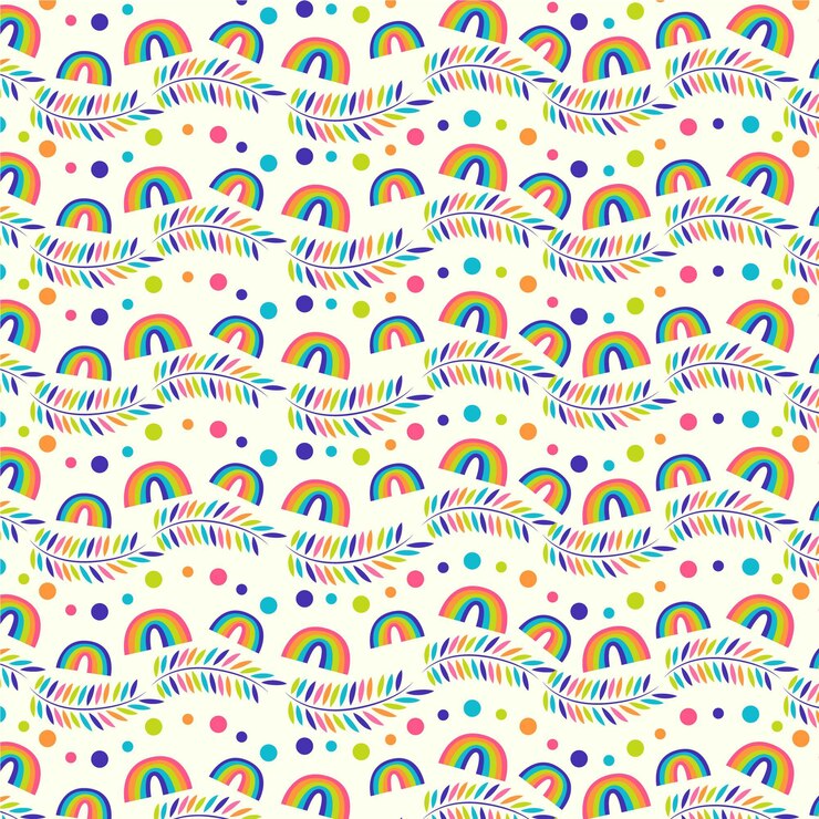 Vettore gratuito disegno a disegno arcobaleno
