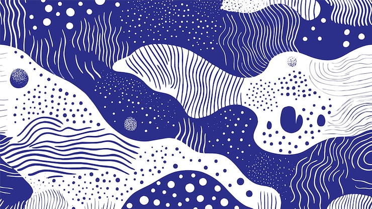 Vettore gratuito disegno a disegno astratto blu