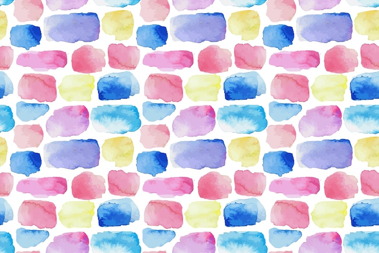 Vettore gratuito disegno astratto del modello dell'acquerello