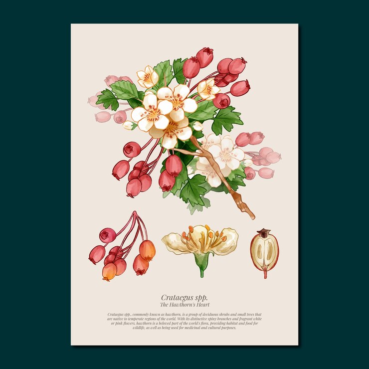 Disegno del manifesto del giardino botanico