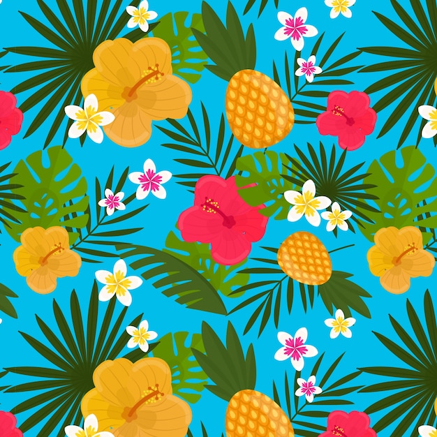 Disegno del modello di camicia hawaiana disegnata a mano