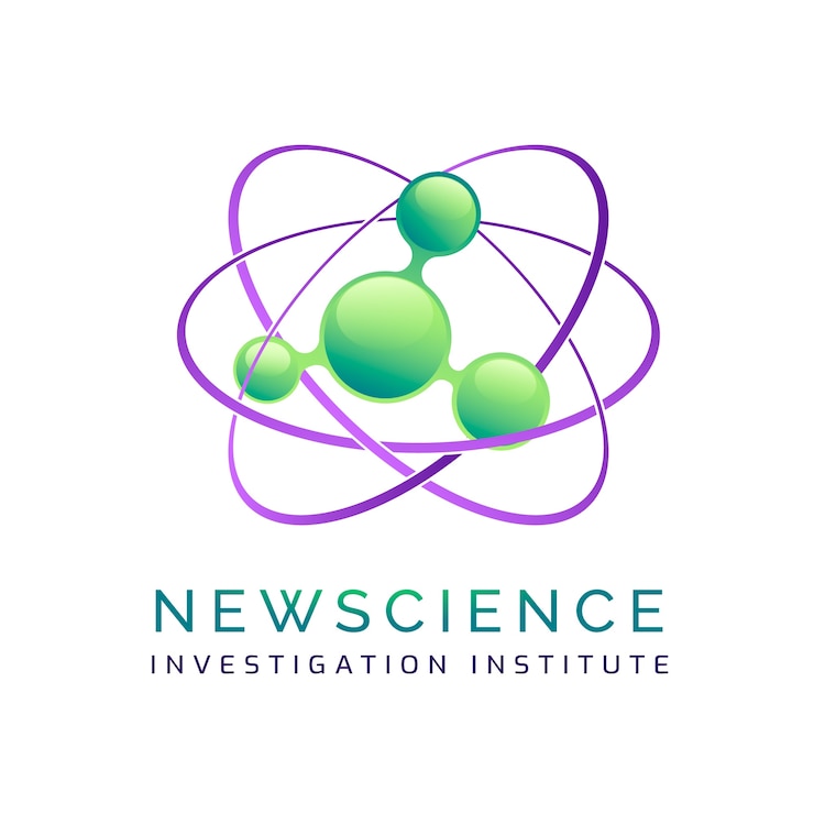 Vettore gratuito disegno del modello di logo di scienza