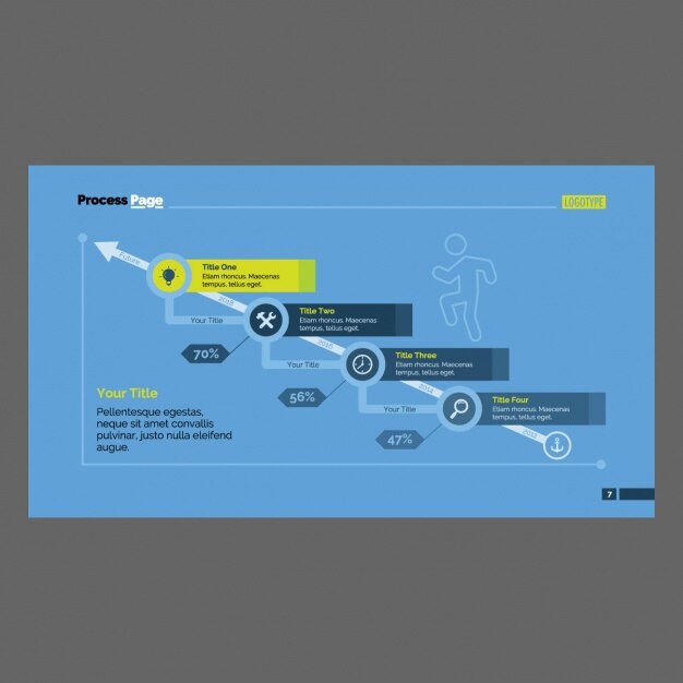 Vettore gratuito disegno del modello infografica