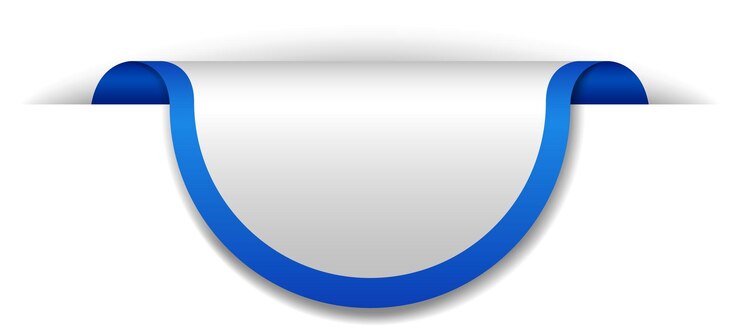 Vettore gratuito disegno di bandiera blu su sfondo bianco