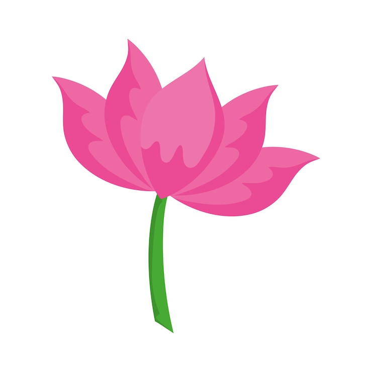Vettore gratuito disegno di fiori di loto vasant