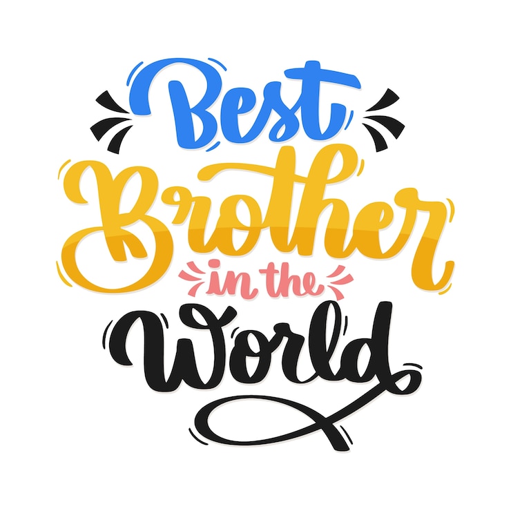 Vettore gratuito disegno di lettering bro disegnato a mano