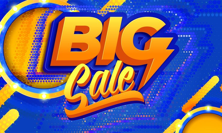 Vettore gratuito disegno di modello di banner per grandi vendite