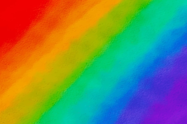 Disegno di sfondo arcobaleno acquerello