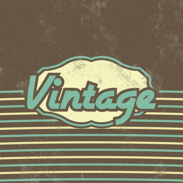 Vettore gratuito disegno di sfondo vintage