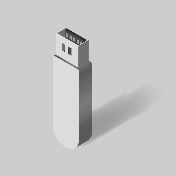 Vettore gratuito dispositivo usb