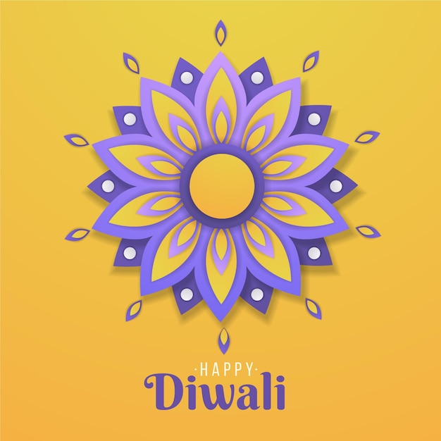 Diwali in stile carta