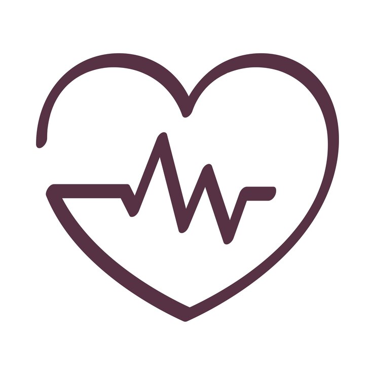 Vettore gratuito doodle heart e heartbeat