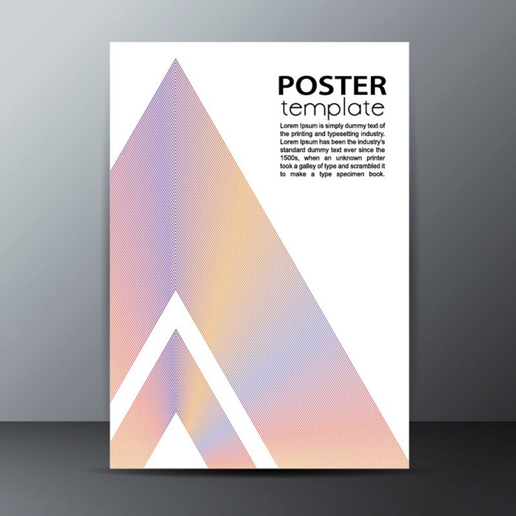 Vettore gratuito effetto di fusione modello di poster in neon