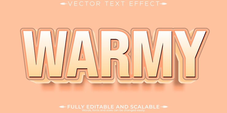 Vettore gratuito effetto di testo elegante editabile stile di testo moderno e poster