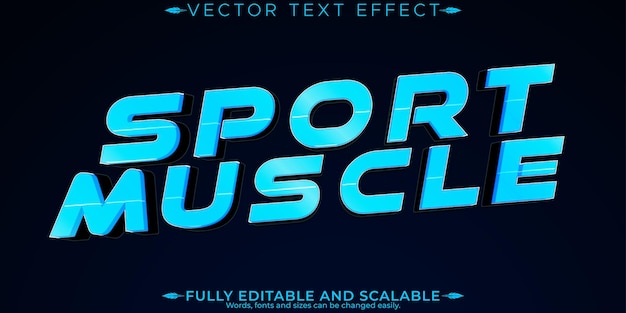 Effetto di testo Workhard editabile stile di testo elegante e di ginnastica