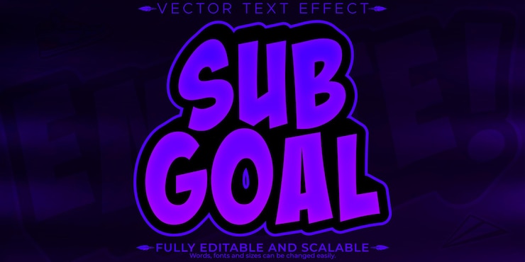 Vettore gratuito effetto testo modificabile icona emote modificabile e stile di carattere personalizzabile di tendenza