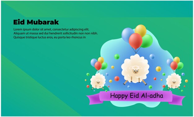 eid al adha illustrazione islamica