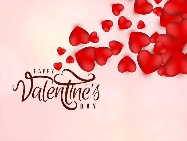 Elegante auguri di buon San Valentino