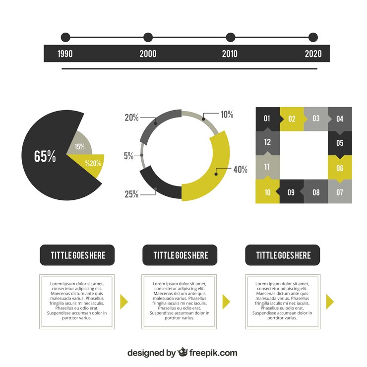 Vettore gratuito elegante infografica