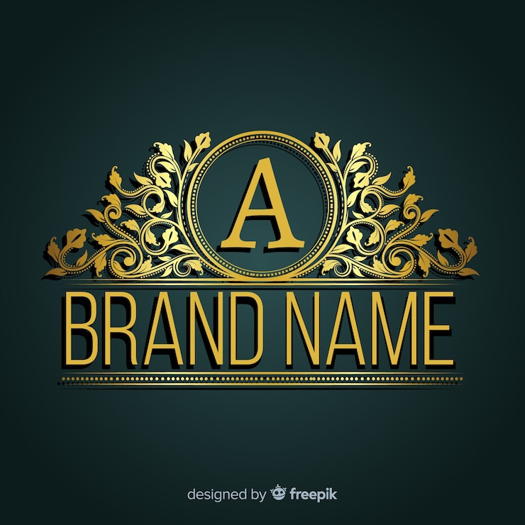 Vettore gratuito elegante logo ornamentale