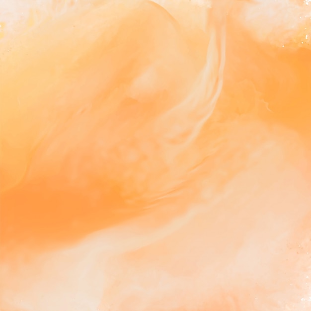 Elegante sfondo arancione morbido e bianco acquerello
