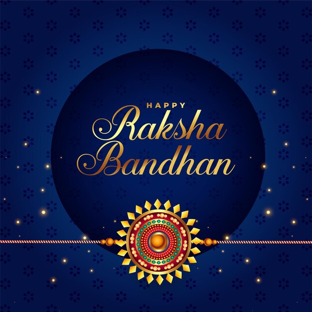 Elegante sfondo del festival raksha bandhan con design rakhi