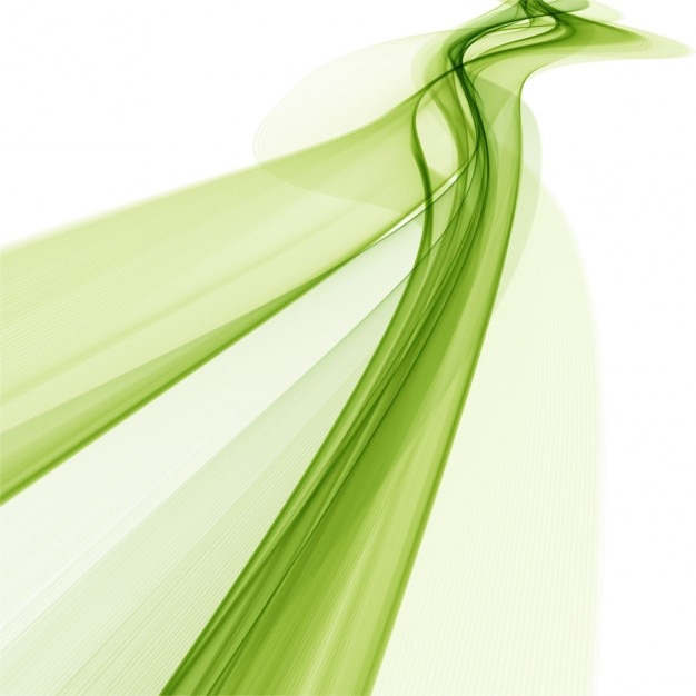 Vettore gratuito elegante sfondo onda verde