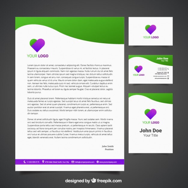 Vettore gratuito elementi cartoleria colorato
