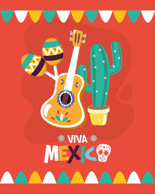 Elementi messicani per Viva Mexico