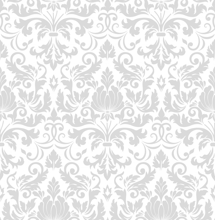 Vettore gratuito elemento senza cuciture damascato. ornamento damascato di lusso classico vecchio stile