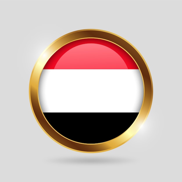 Emblema nazionale yemen realistico