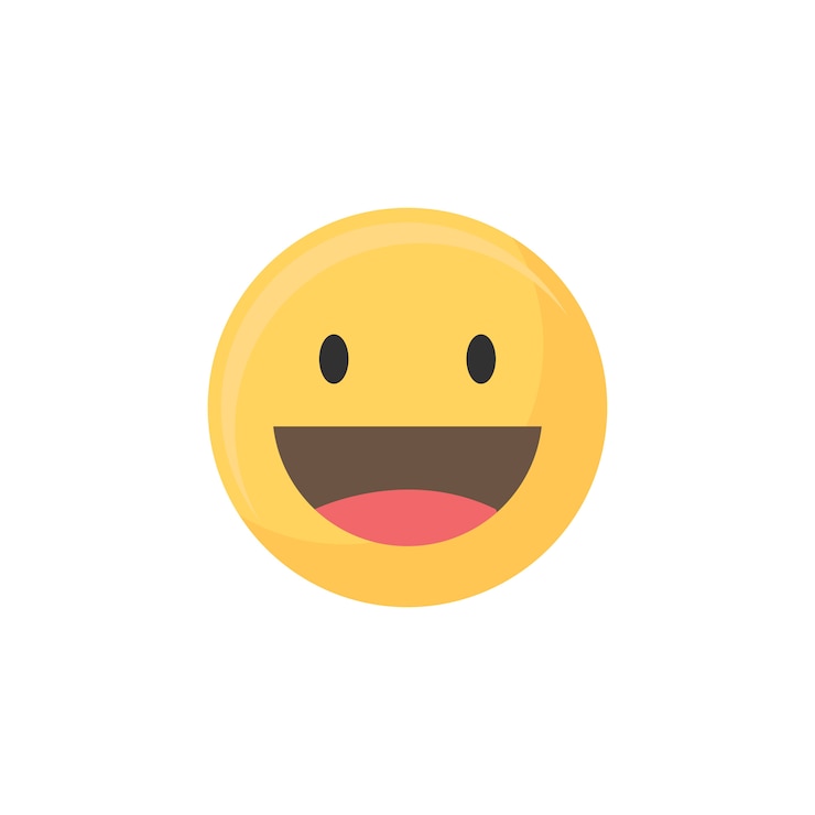 Vettore gratuito emoji felice