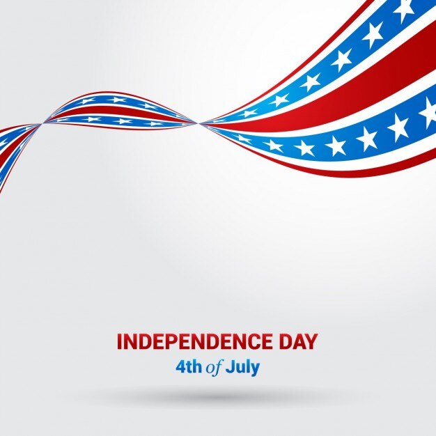 Estratto Independence Day vettore sfondo