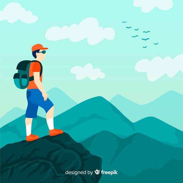 Explorer con lo sfondo dello zaino
