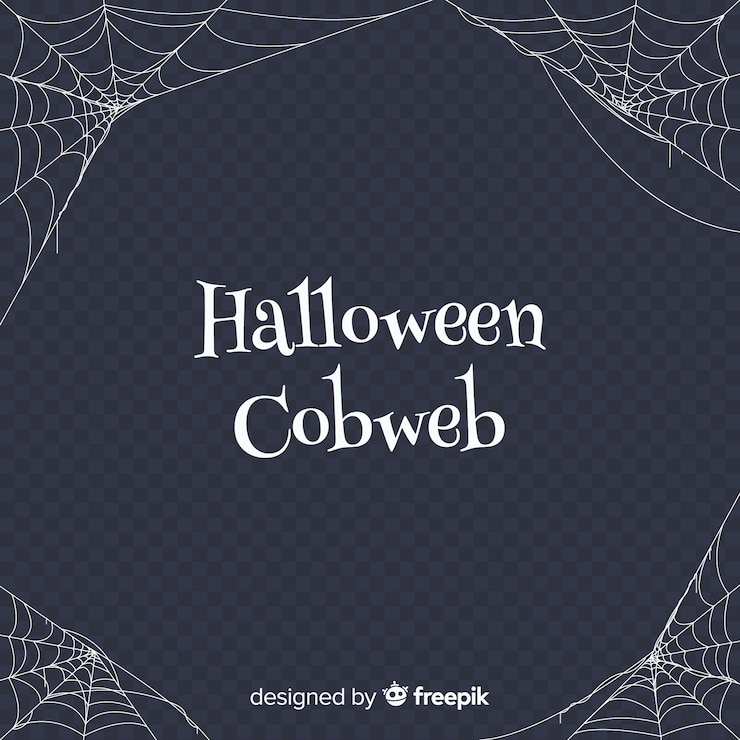 Vettore gratuito fantastico ragnatela di halloween sfondo