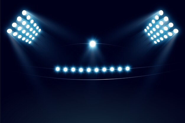 Fari dello stadio realistici