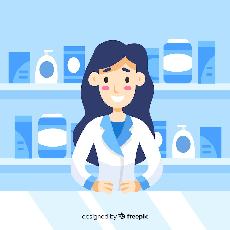 Vettore gratuito farmacista