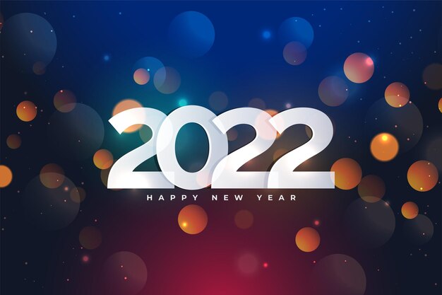 Felice anno nuovo 2022 biglietto di auguri o carta da parati
