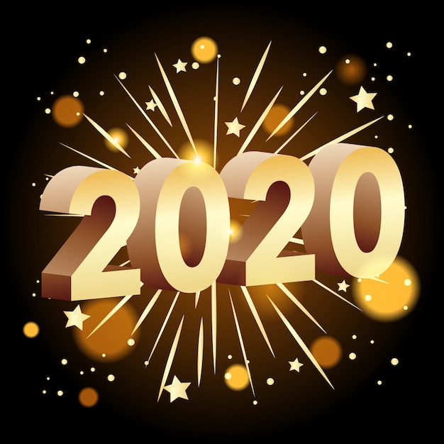 Felice anno nuovo banner 2020