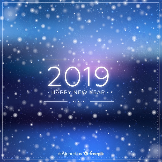 Felice anno nuovo sfondo 2019