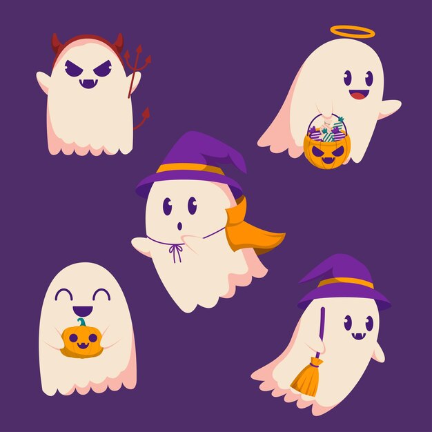 Felice festa di Halloween dolcetto o scherzetto per invito