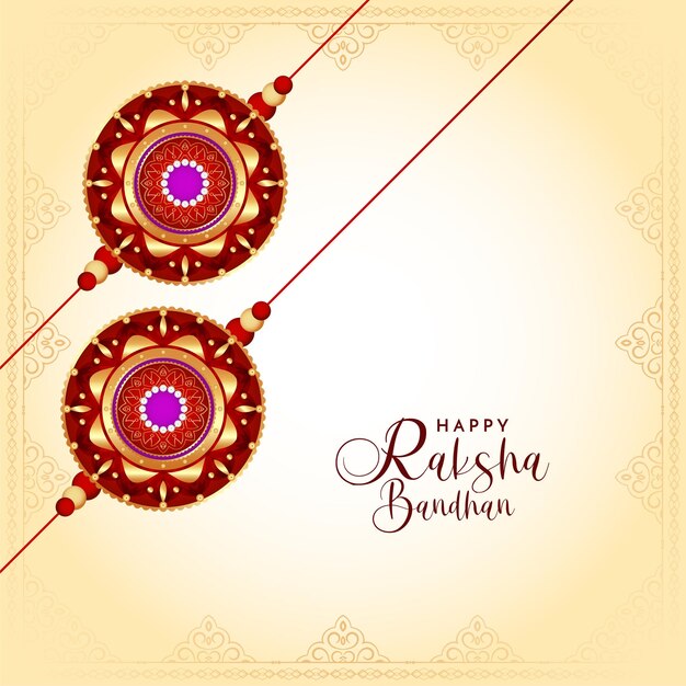 Felice Raksha Bandhan festival religioso bellissimo sfondo