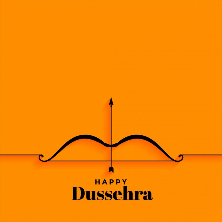Vettore gratuito felice sfondo dussehra