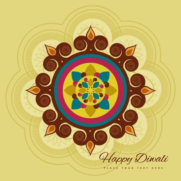 Felice simbolo diwali